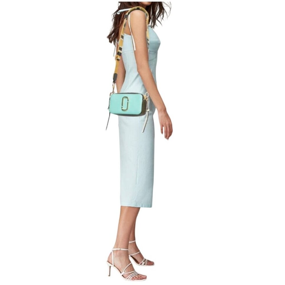 NEW Marc Jacobs The Snapshot Crossbody Bag Surf Multi Leather Handbag Purse